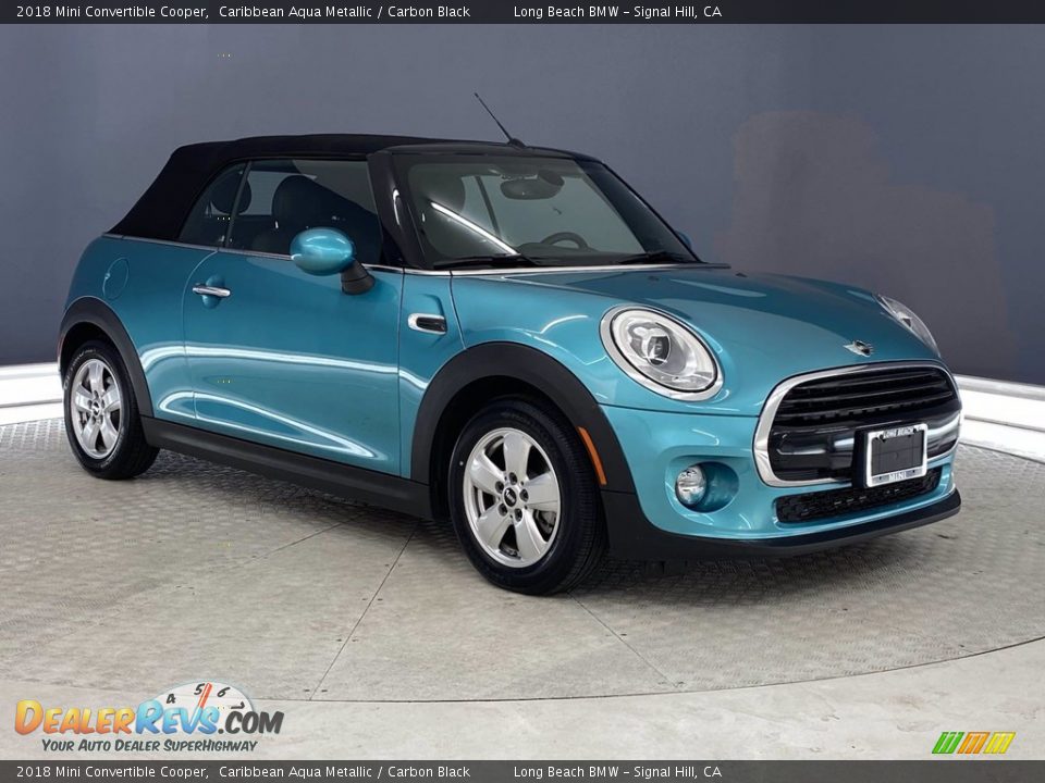 Caribbean Aqua Metallic 2018 Mini Convertible Cooper Photo #35