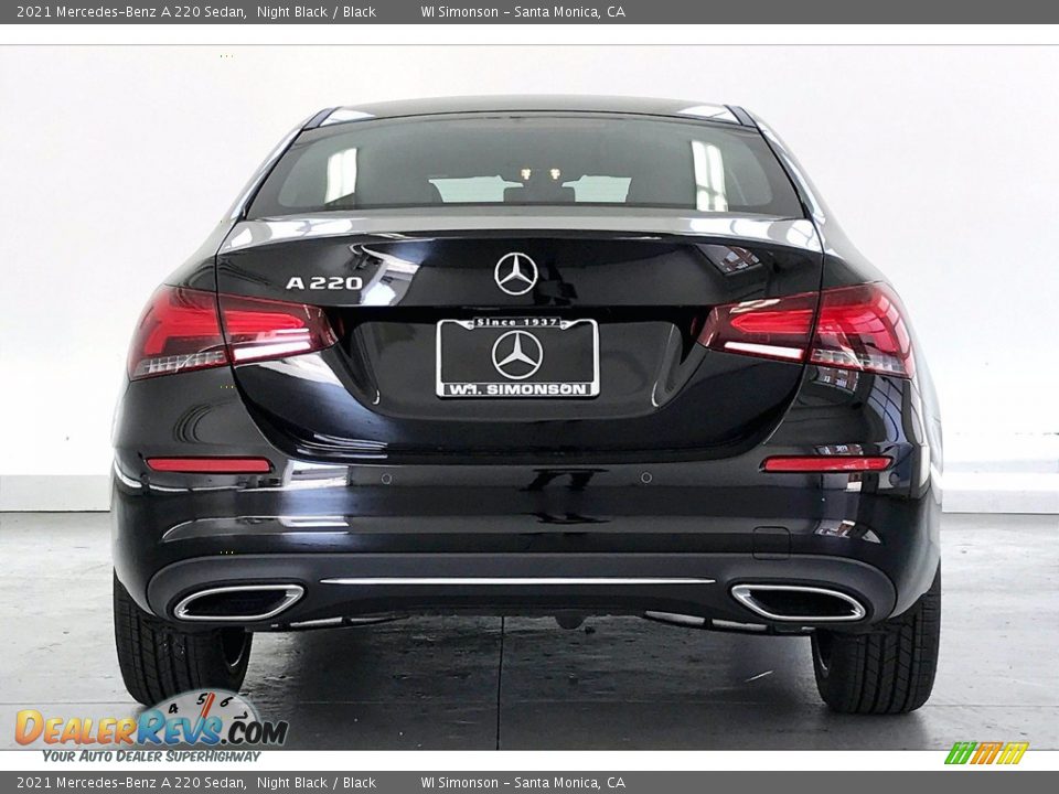 2021 Mercedes-Benz A 220 Sedan Night Black / Black Photo #3