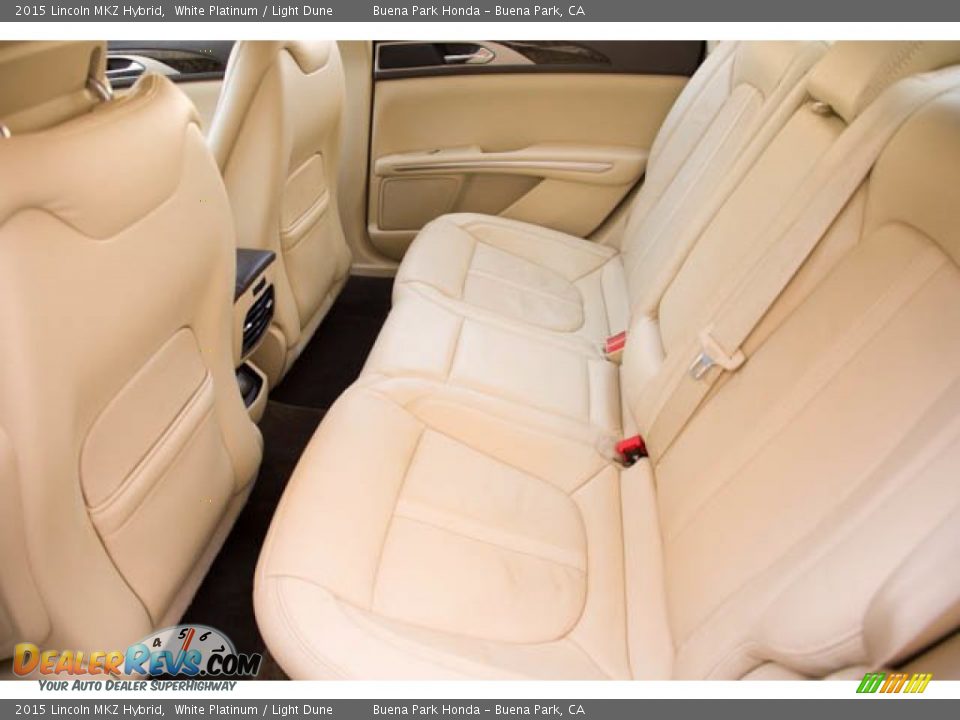 Rear Seat of 2015 Lincoln MKZ Hybrid Photo #4
