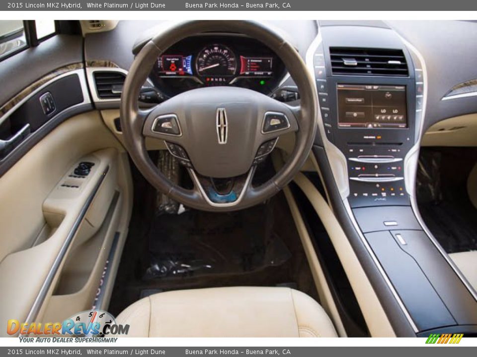 Light Dune Interior - 2015 Lincoln MKZ Hybrid Photo #5