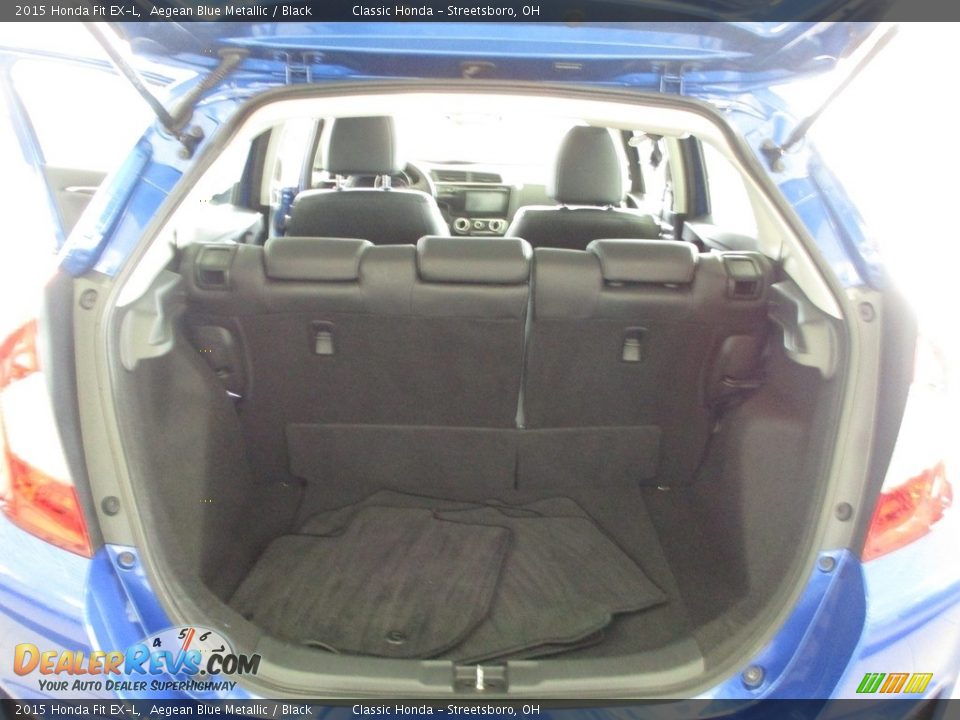 2015 Honda Fit EX-L Aegean Blue Metallic / Black Photo #21
