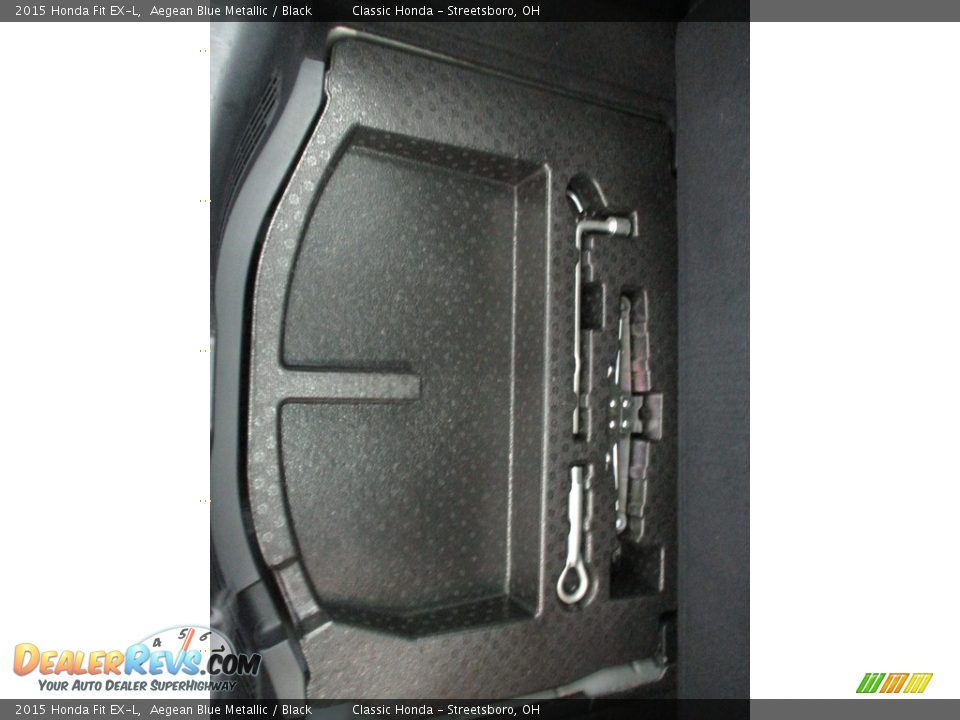 2015 Honda Fit EX-L Aegean Blue Metallic / Black Photo #22