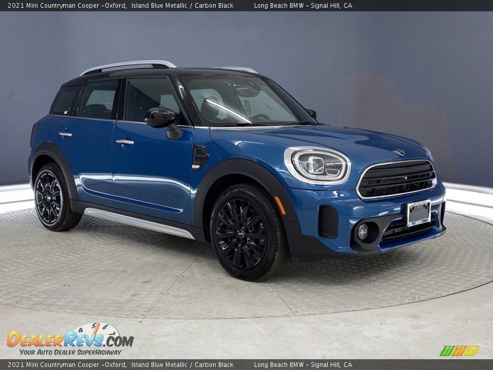 2021 Mini Countryman Cooper -Oxford Island Blue Metallic / Carbon Black Photo #27