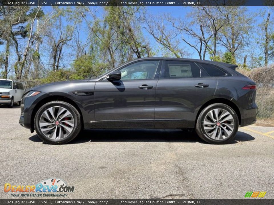 2021 Jaguar F-PACE P250 S Carpathian Gray / Ebony/Ebony Photo #7