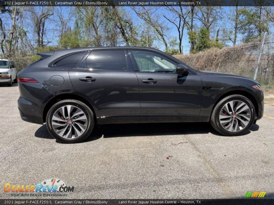 2021 Jaguar F-PACE P250 S Carpathian Gray / Ebony/Ebony Photo #8