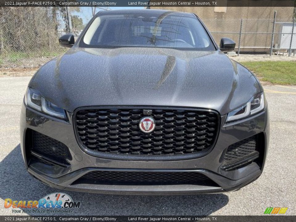 2021 Jaguar F-PACE P250 S Carpathian Gray / Ebony/Ebony Photo #10