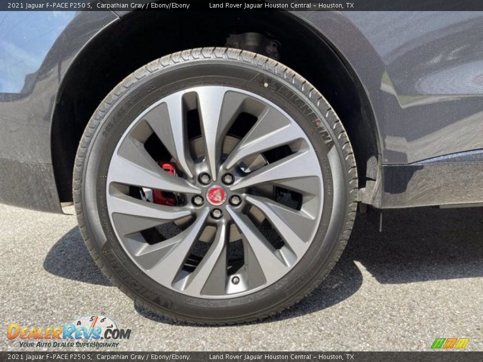 2021 Jaguar F-PACE P250 S Carpathian Gray / Ebony/Ebony Photo #12