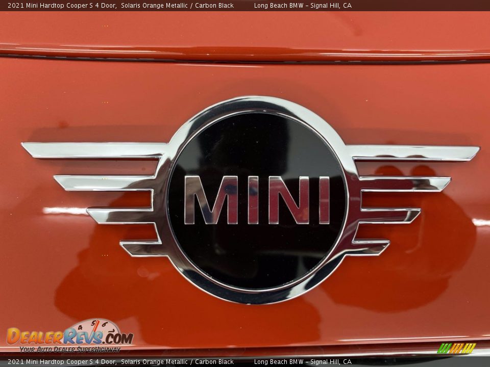 2021 Mini Hardtop Cooper S 4 Door Solaris Orange Metallic / Carbon Black Photo #5