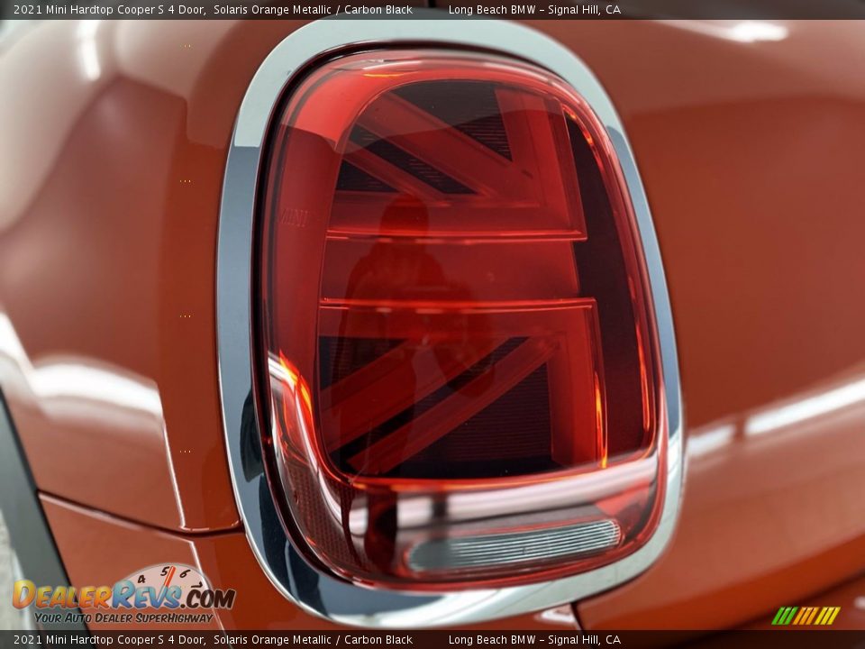 2021 Mini Hardtop Cooper S 4 Door Solaris Orange Metallic / Carbon Black Photo #6
