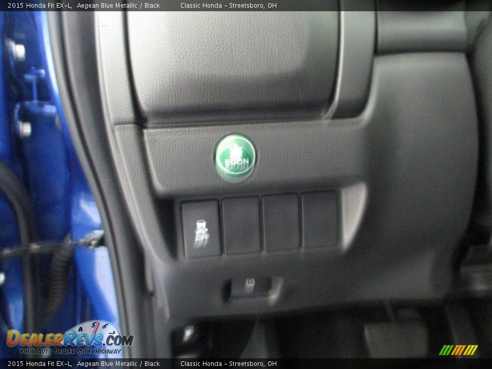 2015 Honda Fit EX-L Aegean Blue Metallic / Black Photo #31