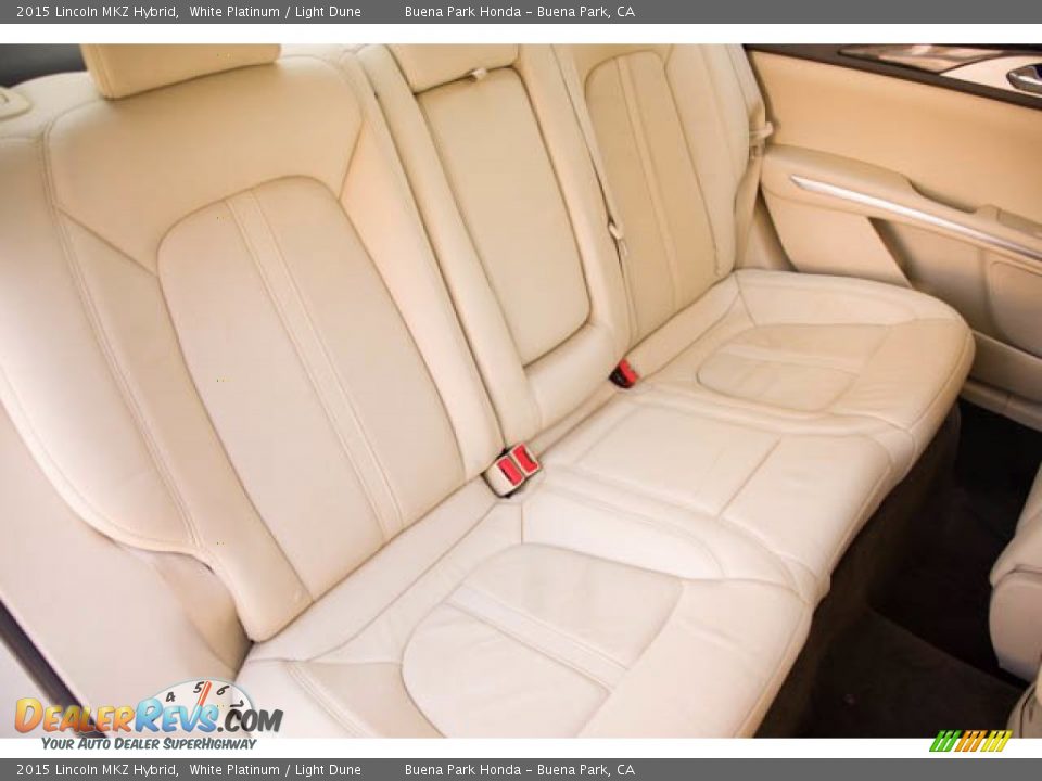Rear Seat of 2015 Lincoln MKZ Hybrid Photo #20