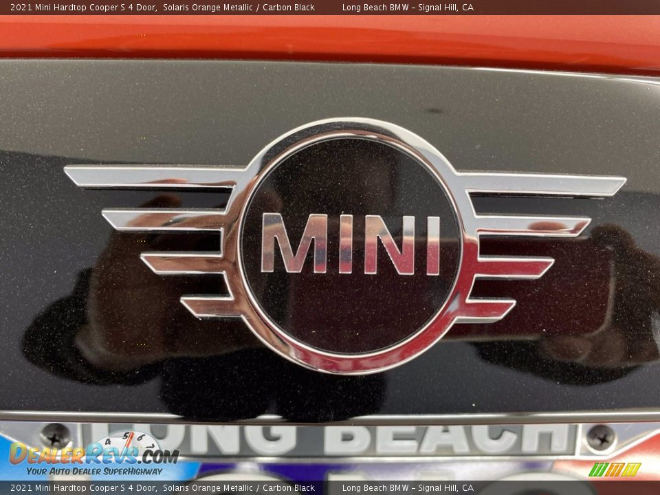2021 Mini Hardtop Cooper S 4 Door Solaris Orange Metallic / Carbon Black Photo #7