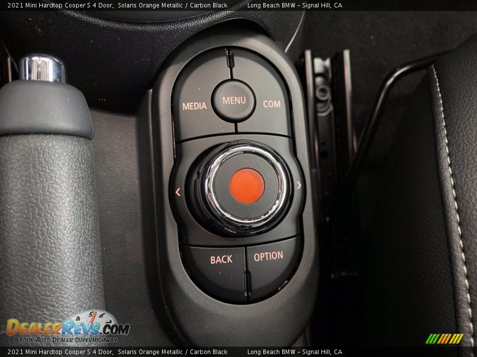 2021 Mini Hardtop Cooper S 4 Door Solaris Orange Metallic / Carbon Black Photo #20