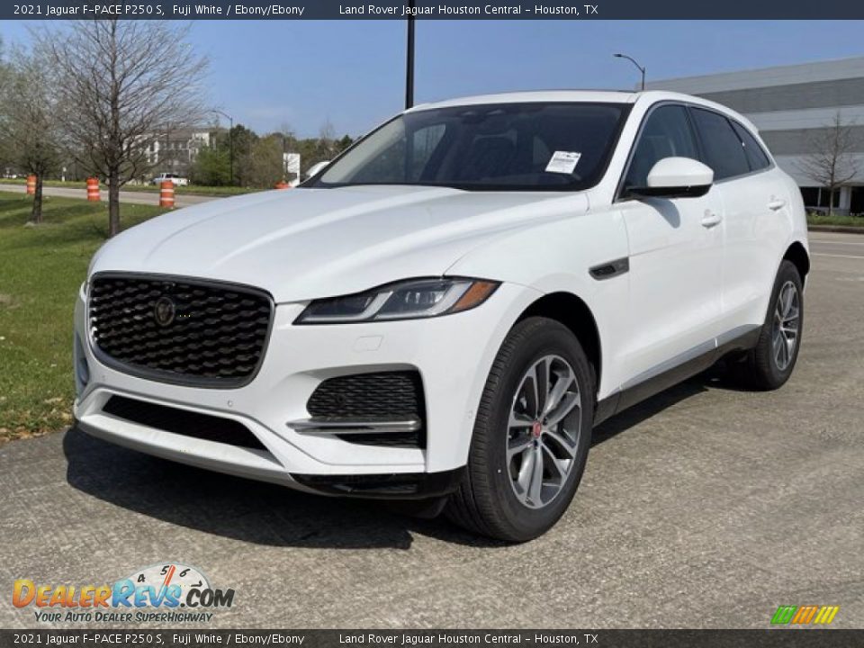 2021 Jaguar F-PACE P250 S Fuji White / Ebony/Ebony Photo #2