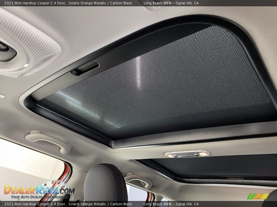 2021 Mini Hardtop Cooper S 4 Door Solaris Orange Metallic / Carbon Black Photo #22