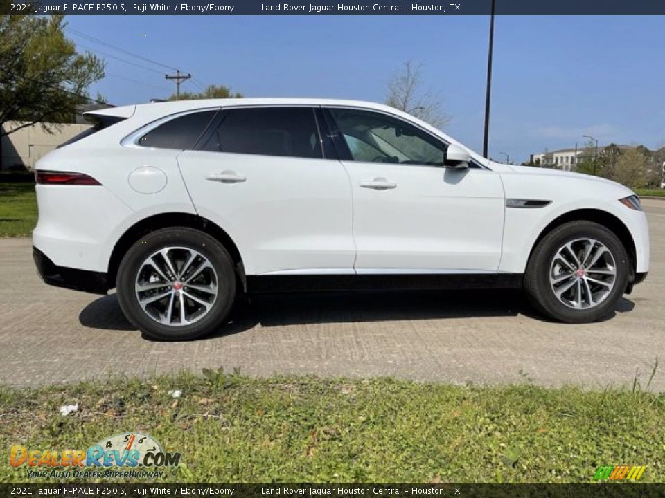 2021 Jaguar F-PACE P250 S Fuji White / Ebony/Ebony Photo #8