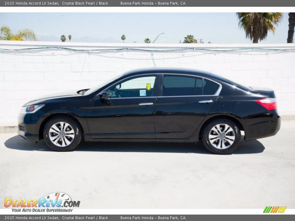 2015 Honda Accord LX Sedan Crystal Black Pearl / Black Photo #10