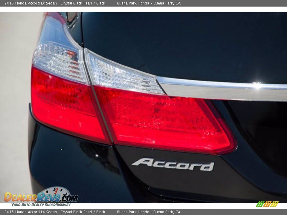 2015 Honda Accord LX Sedan Crystal Black Pearl / Black Photo #12