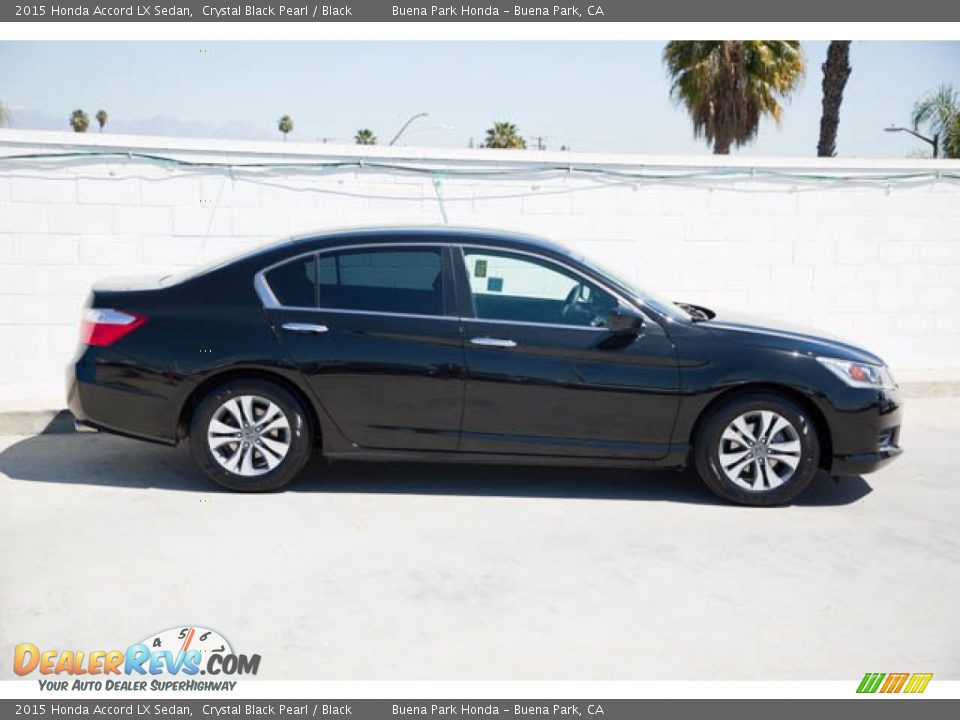 2015 Honda Accord LX Sedan Crystal Black Pearl / Black Photo #14