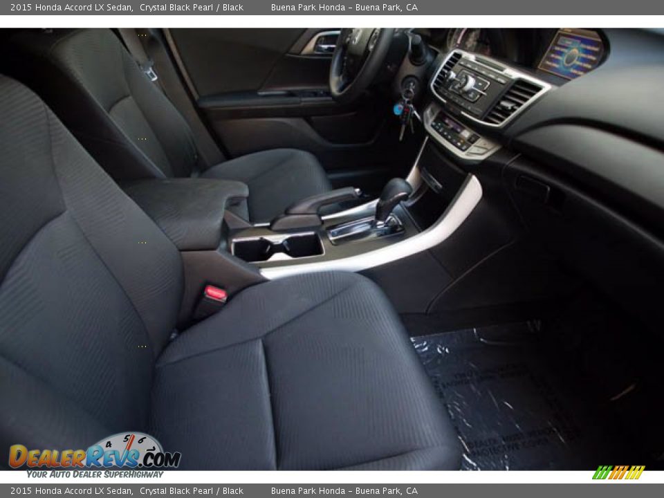 2015 Honda Accord LX Sedan Crystal Black Pearl / Black Photo #22