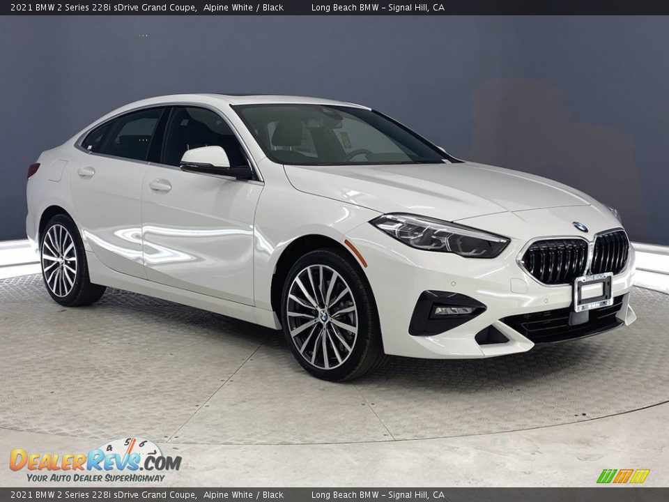 2021 BMW 2 Series 228i sDrive Grand Coupe Alpine White / Black Photo #27