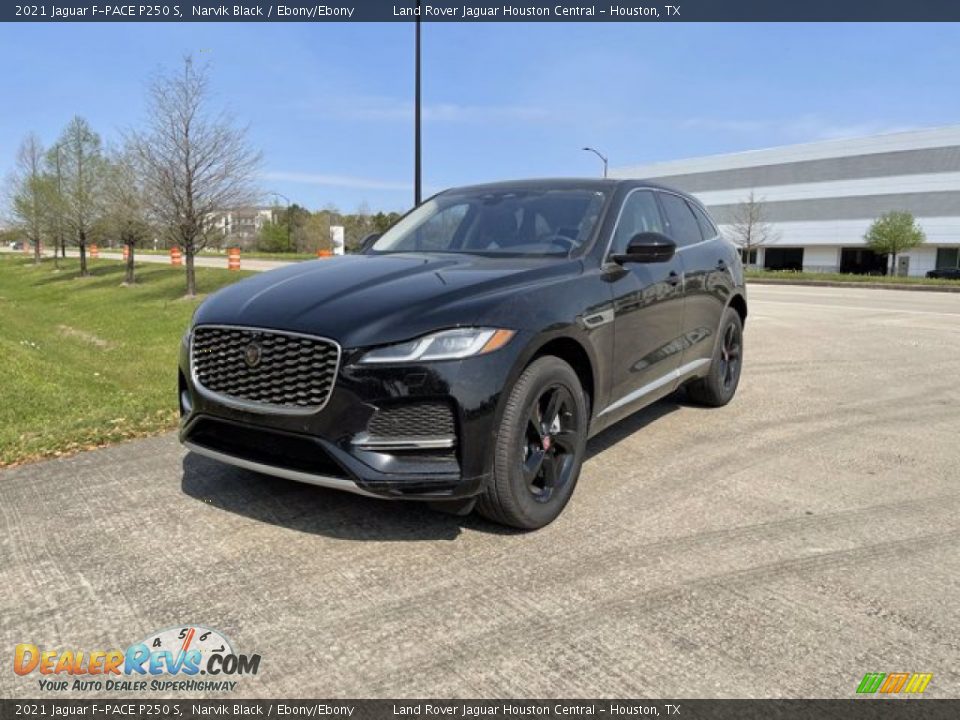 2021 Jaguar F-PACE P250 S Narvik Black / Ebony/Ebony Photo #1