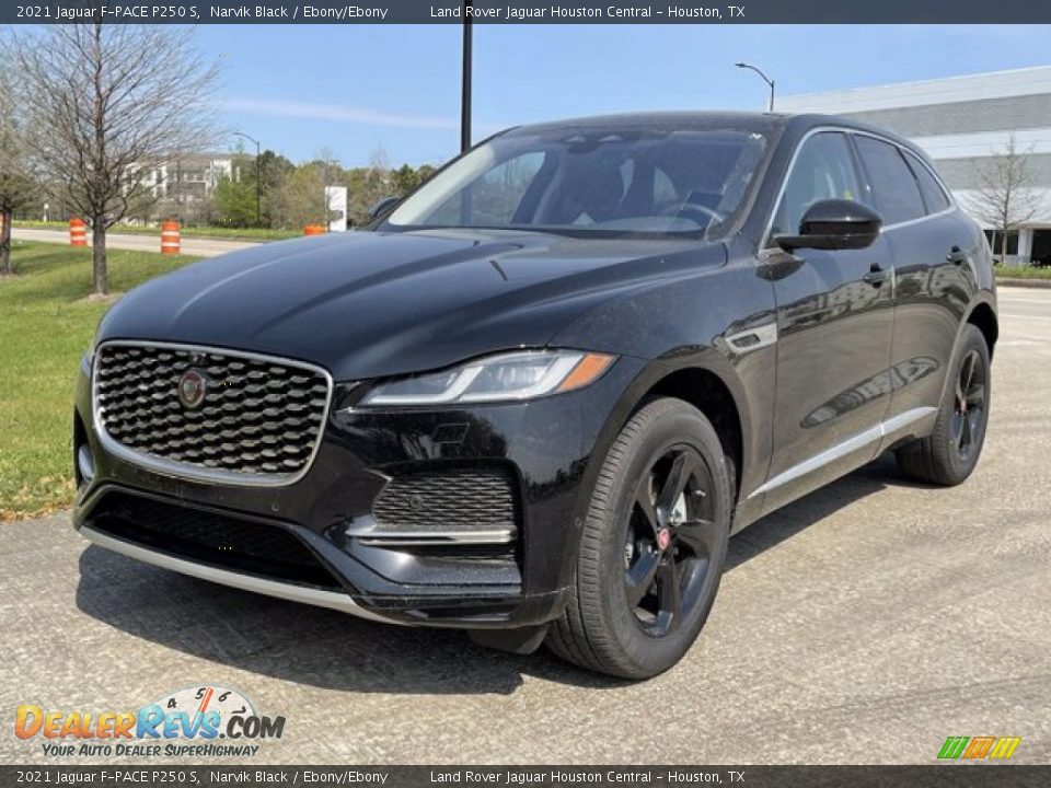 2021 Jaguar F-PACE P250 S Narvik Black / Ebony/Ebony Photo #2