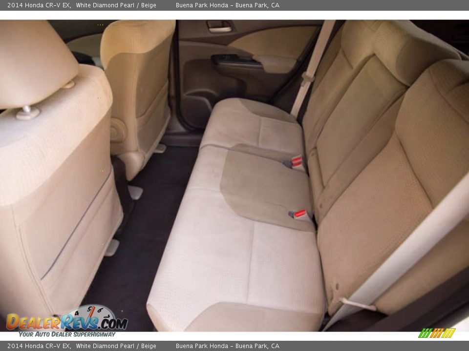 2014 Honda CR-V EX White Diamond Pearl / Beige Photo #4