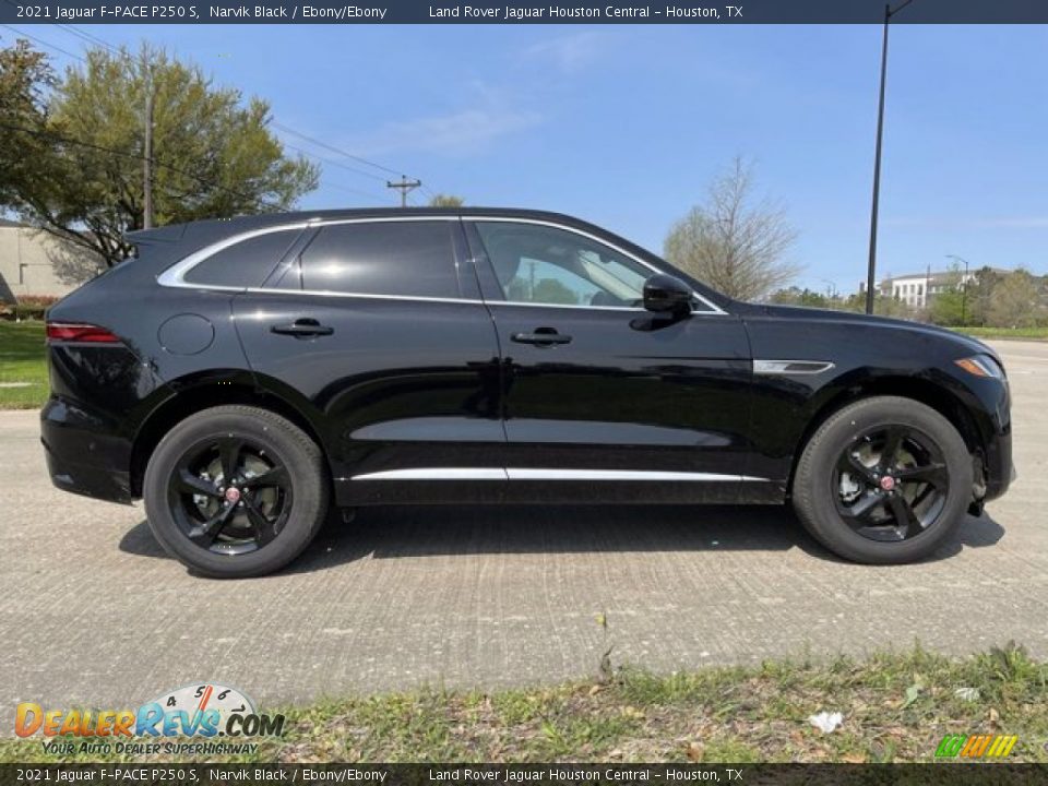 2021 Jaguar F-PACE P250 S Narvik Black / Ebony/Ebony Photo #8