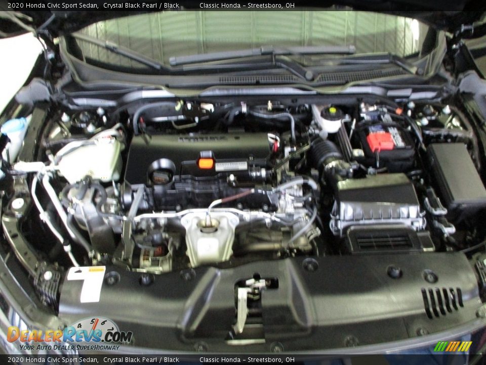 2020 Honda Civic Sport Sedan Crystal Black Pearl / Black Photo #11