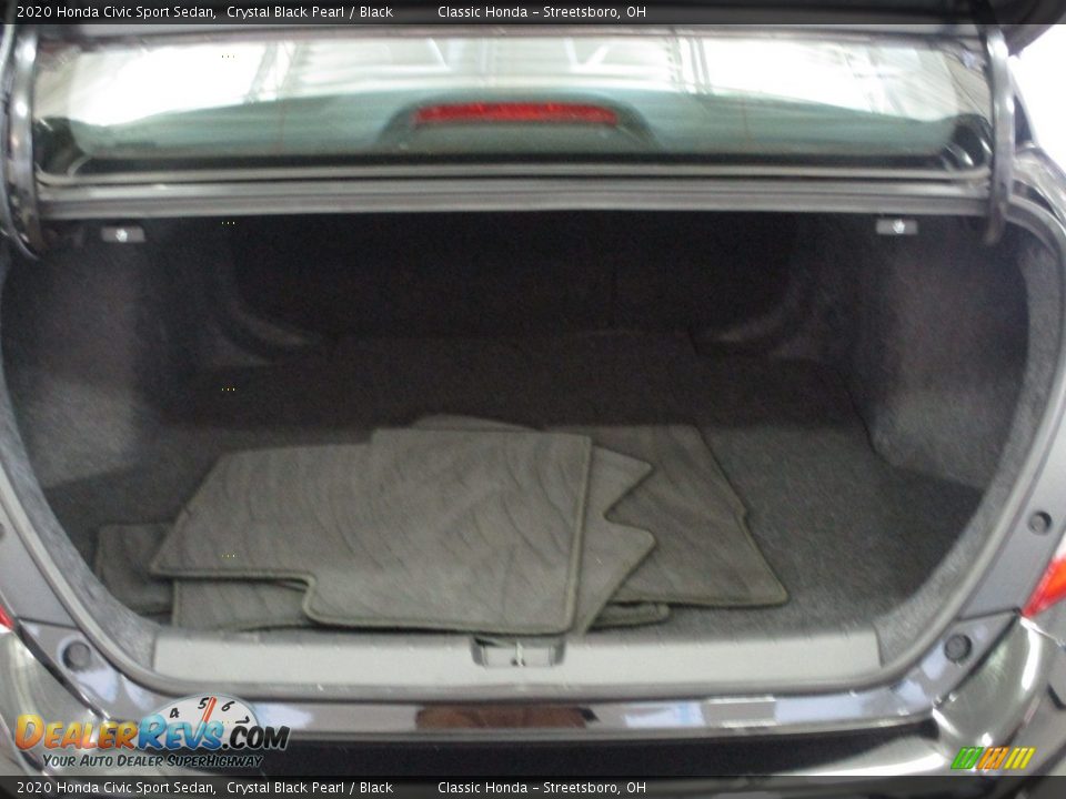 2020 Honda Civic Sport Sedan Crystal Black Pearl / Black Photo #13