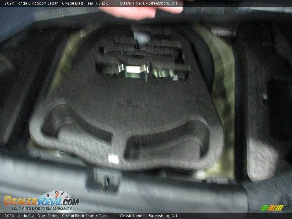 2020 Honda Civic Sport Sedan Crystal Black Pearl / Black Photo #14
