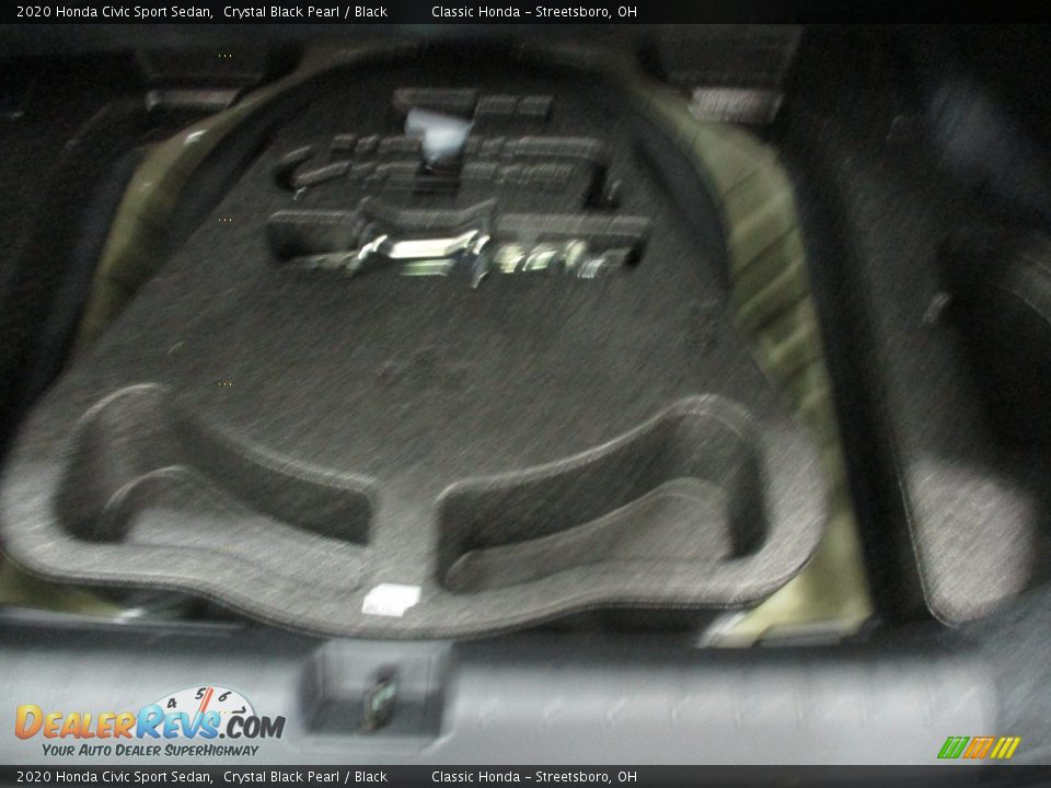 2020 Honda Civic Sport Sedan Crystal Black Pearl / Black Photo #15
