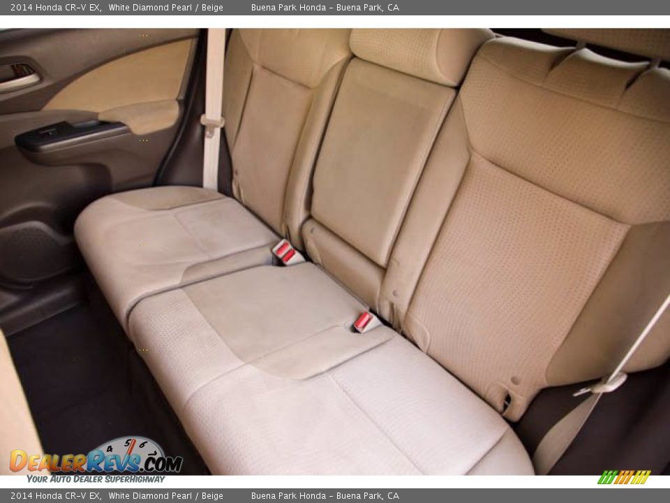 2014 Honda CR-V EX White Diamond Pearl / Beige Photo #15