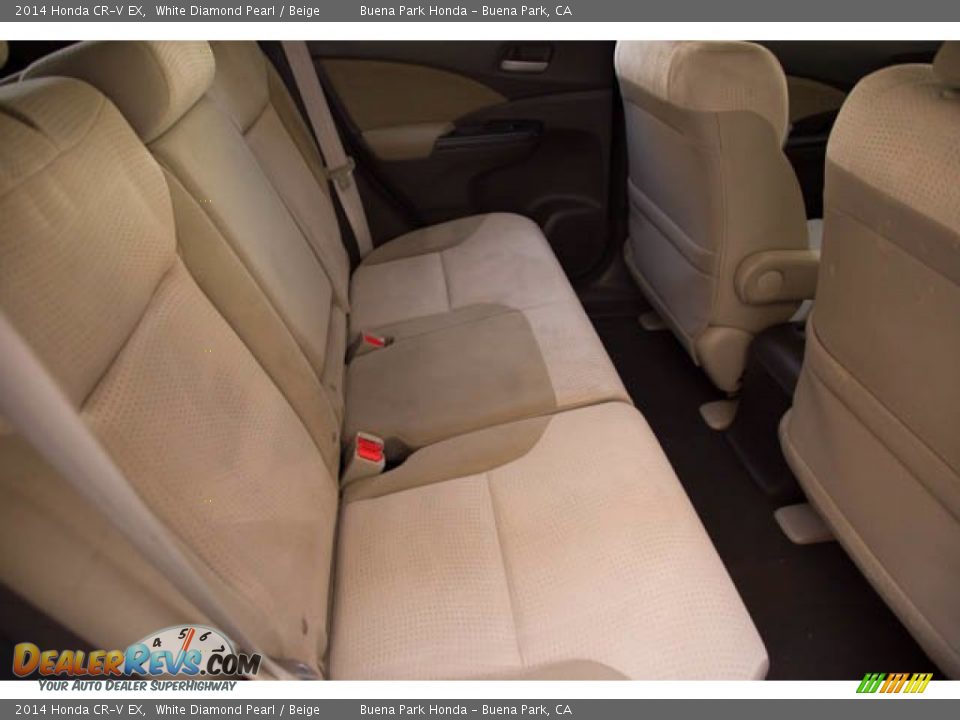 2014 Honda CR-V EX White Diamond Pearl / Beige Photo #17