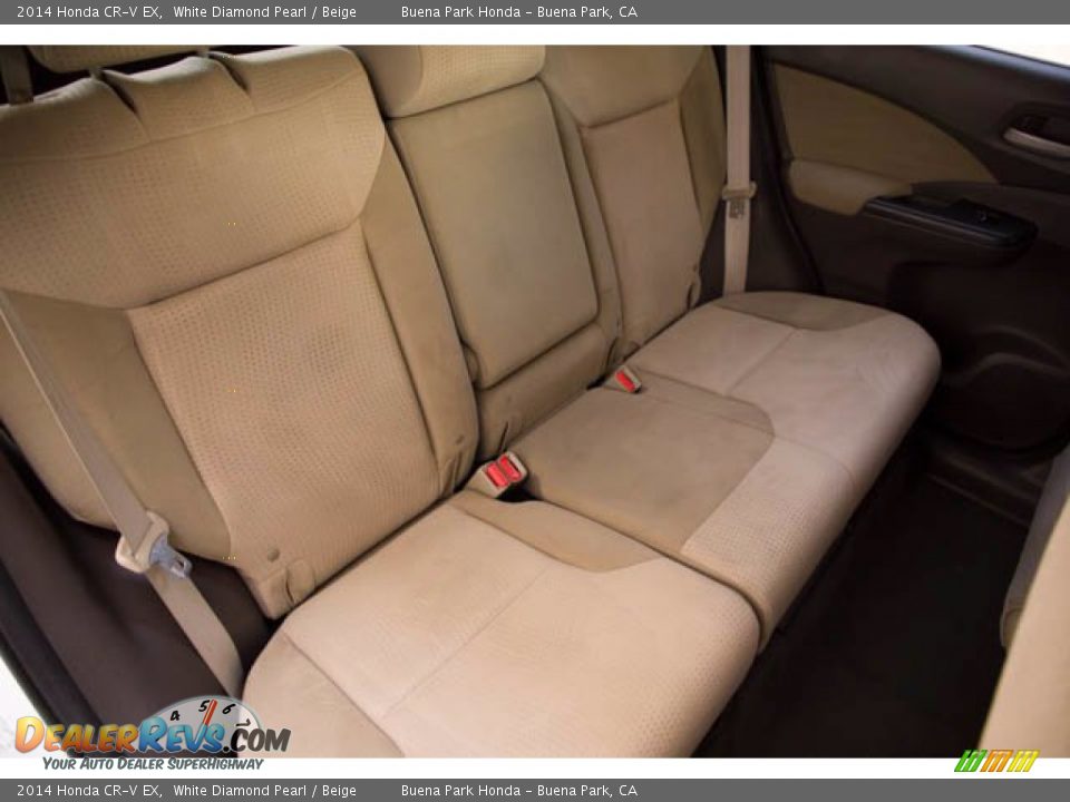 2014 Honda CR-V EX White Diamond Pearl / Beige Photo #18