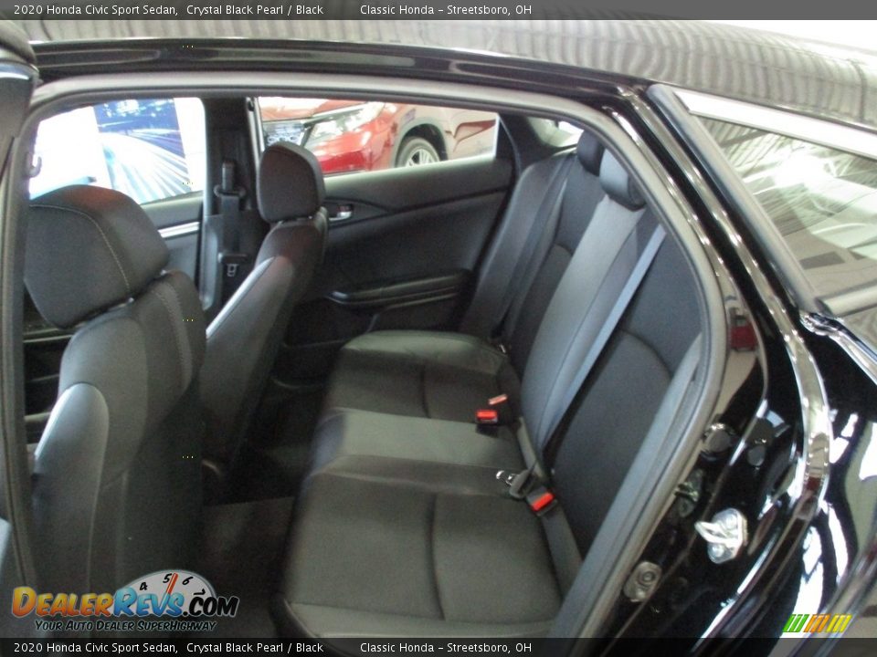 2020 Honda Civic Sport Sedan Crystal Black Pearl / Black Photo #21