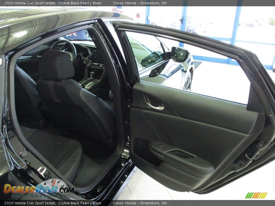 2020 Honda Civic Sport Sedan Crystal Black Pearl / Black Photo #22