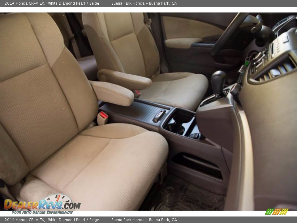 2014 Honda CR-V EX White Diamond Pearl / Beige Photo #20