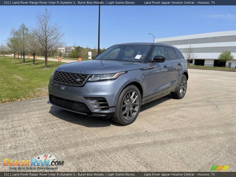 2021 Land Rover Range Rover Velar R-Dynamic S Byron Blue Metallic / Light Oyster/Ebony Photo #1