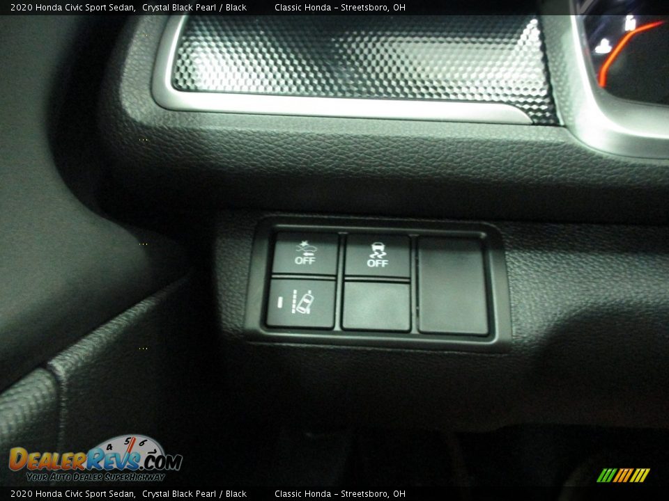 2020 Honda Civic Sport Sedan Crystal Black Pearl / Black Photo #32