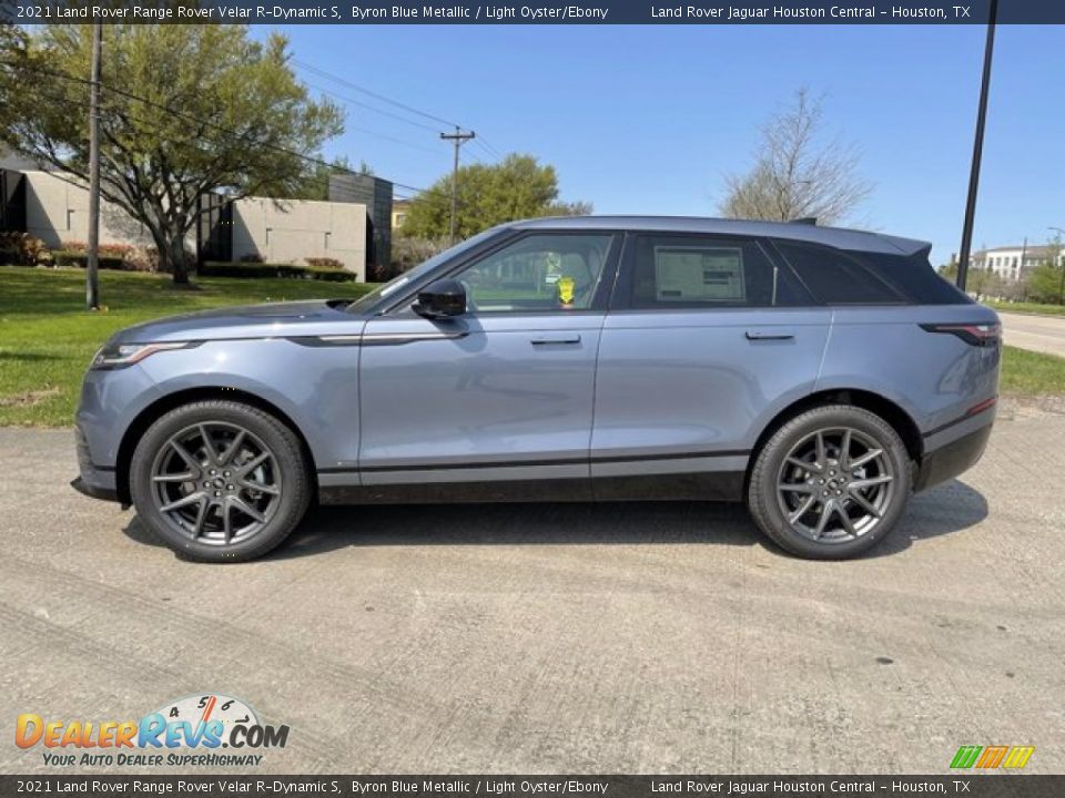 2021 Land Rover Range Rover Velar R-Dynamic S Byron Blue Metallic / Light Oyster/Ebony Photo #7