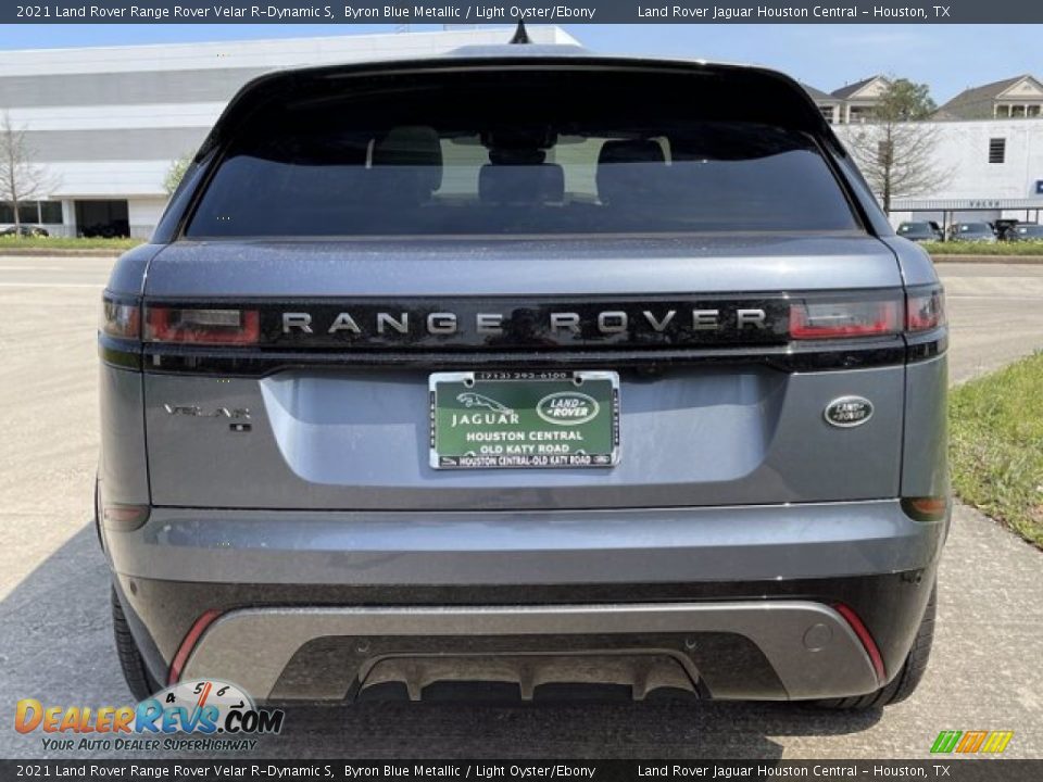 2021 Land Rover Range Rover Velar R-Dynamic S Byron Blue Metallic / Light Oyster/Ebony Photo #9