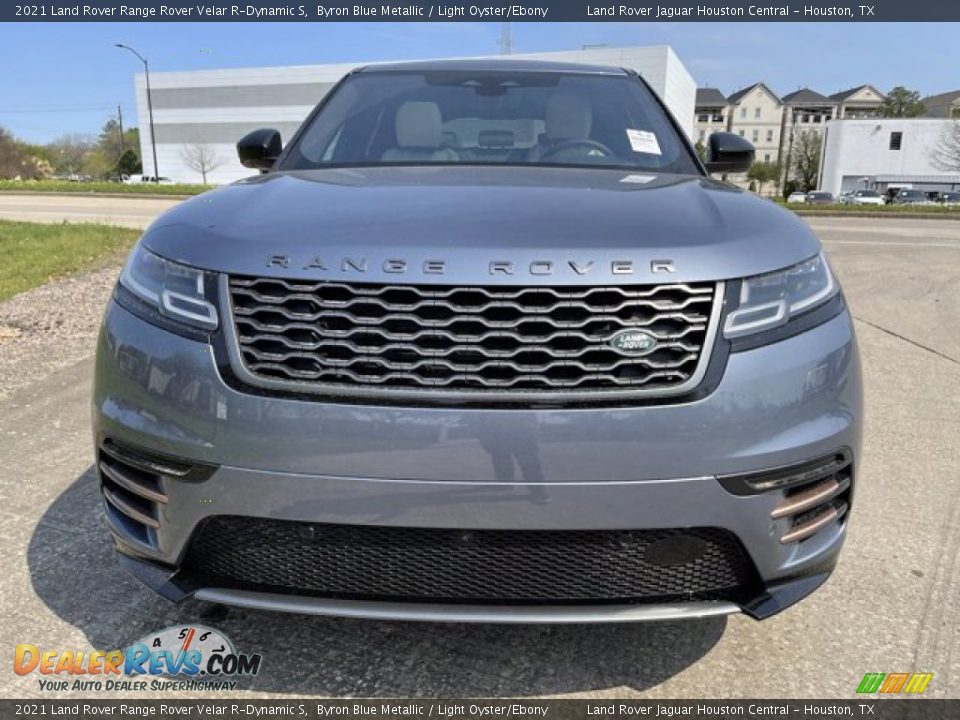 2021 Land Rover Range Rover Velar R-Dynamic S Byron Blue Metallic / Light Oyster/Ebony Photo #10