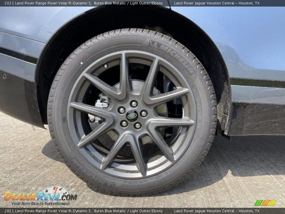 2021 Land Rover Range Rover Velar R-Dynamic S Byron Blue Metallic / Light Oyster/Ebony Photo #11
