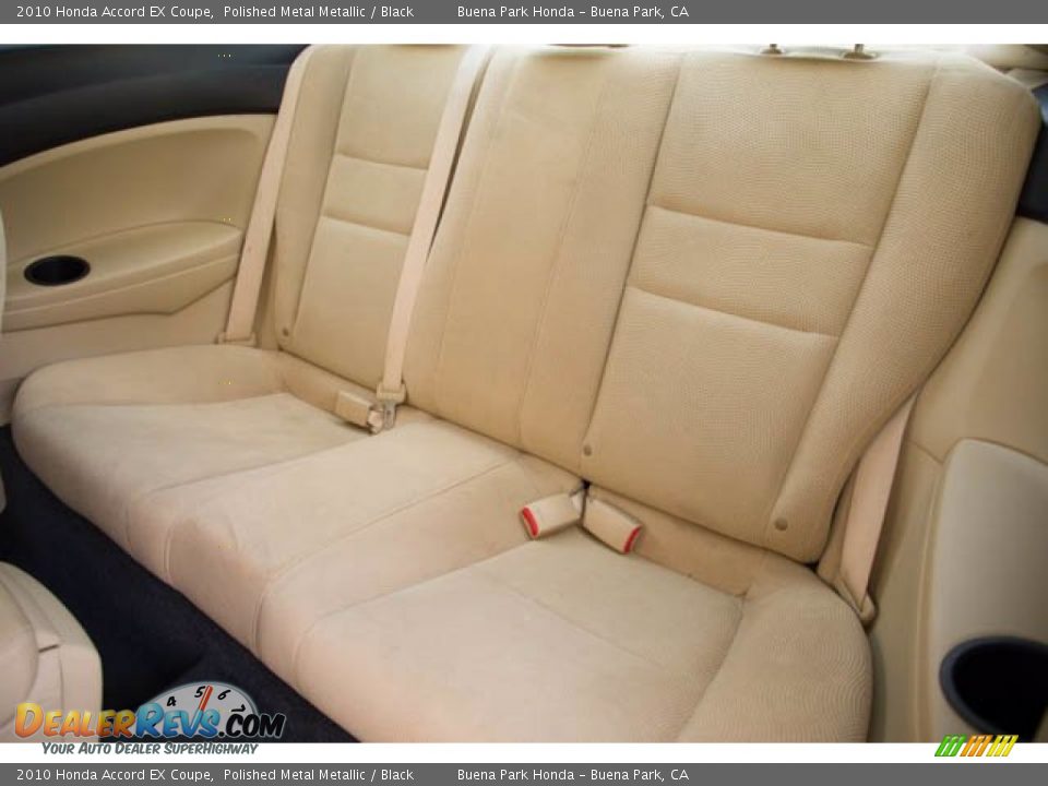 Rear Seat of 2010 Honda Accord EX Coupe Photo #4