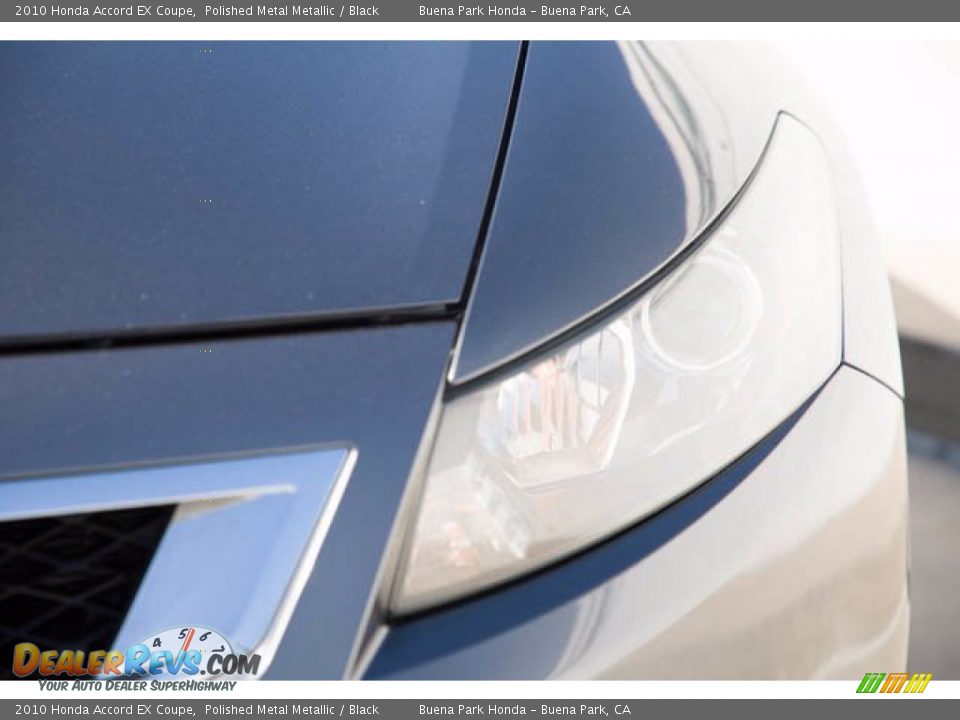2010 Honda Accord EX Coupe Polished Metal Metallic / Black Photo #8