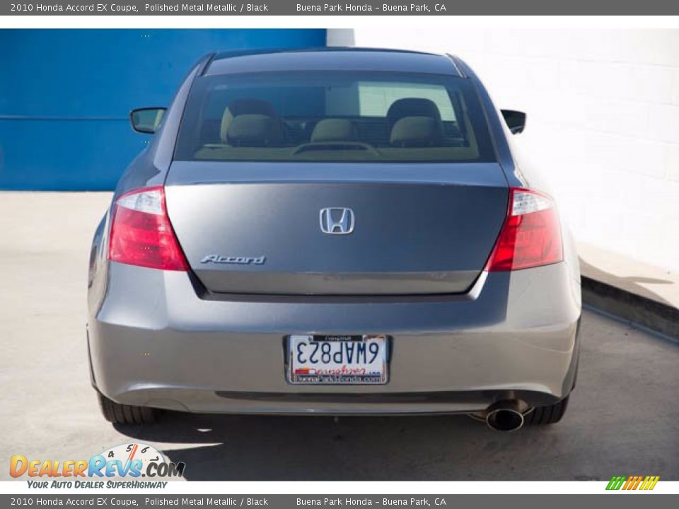 2010 Honda Accord EX Coupe Polished Metal Metallic / Black Photo #10