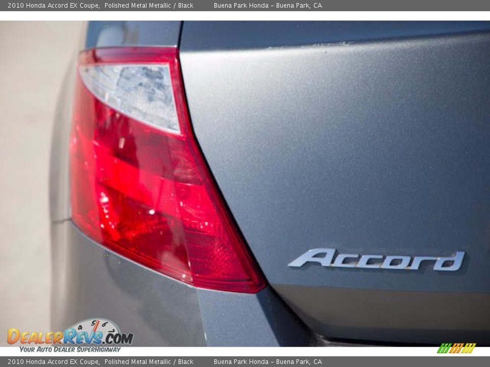 2010 Honda Accord EX Coupe Polished Metal Metallic / Black Photo #11