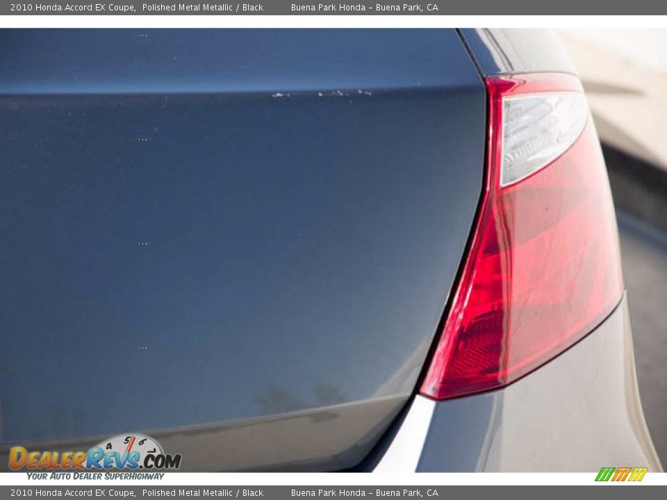 2010 Honda Accord EX Coupe Polished Metal Metallic / Black Photo #12